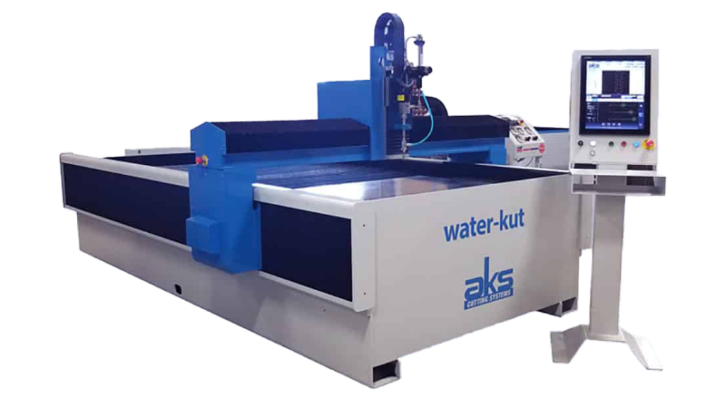 This small waterjet cutting system is an entry-level solution that delivers powerful performance and full-featured precision. It’s a unitized waterjet cutting solution designed to tackle heavy-duty applications in a cost-effective and space-saving manner.