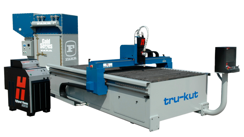 This cost-effective, precise CNC plasma cutter is a unitized machine that uses Hypertherm technology to achieve the highest accuracy every time. With countless capabilities and vast customization opportunities, it can be tailored to best serve your unique application.